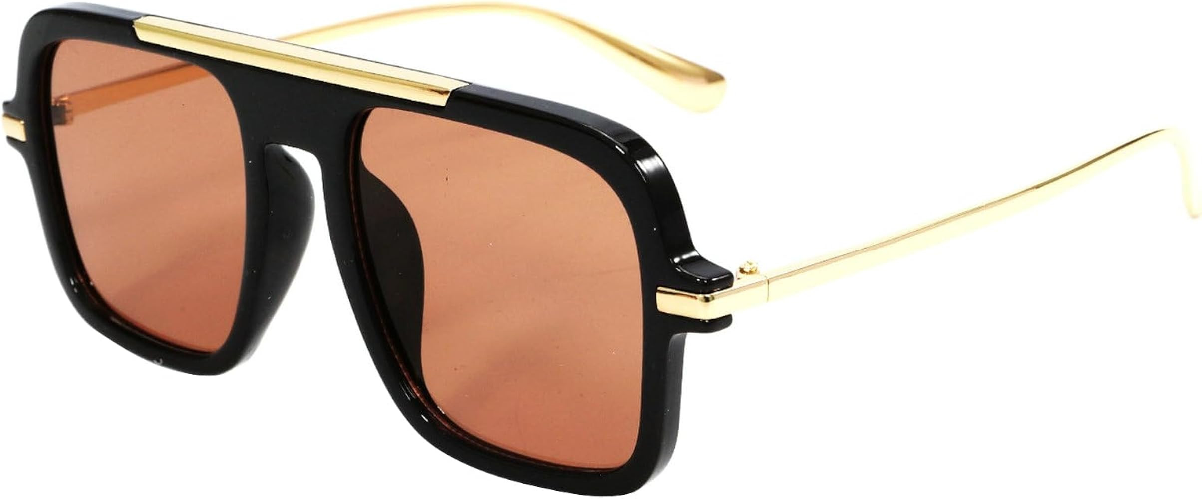 Retro Square Sunglasses for Womens Mens Vintage Oversized Pilot Sun Glasses 70s 80s 90s Shades | Amazon (US)