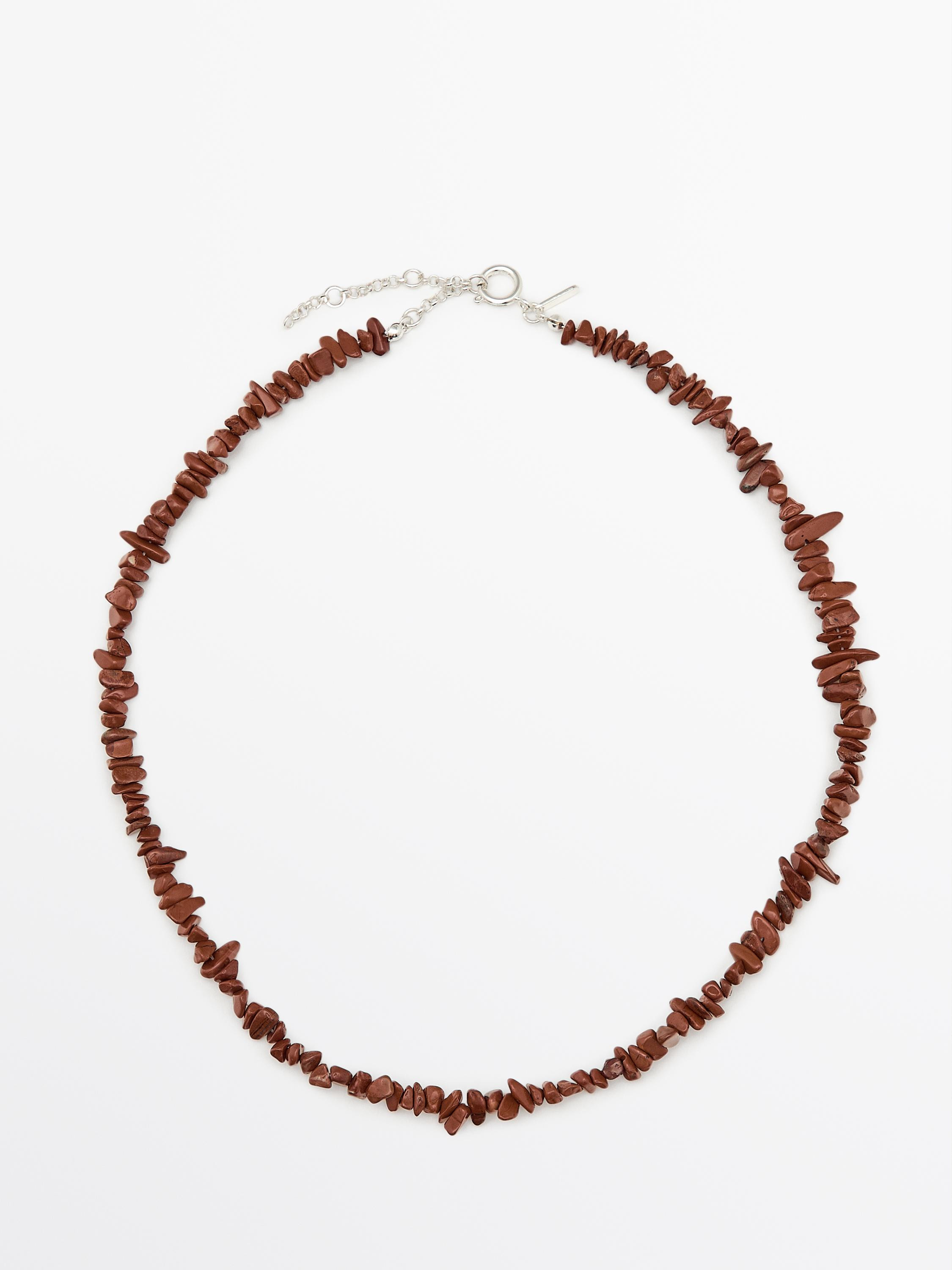 Halskette mit Steinen | Massimo Dutti DE