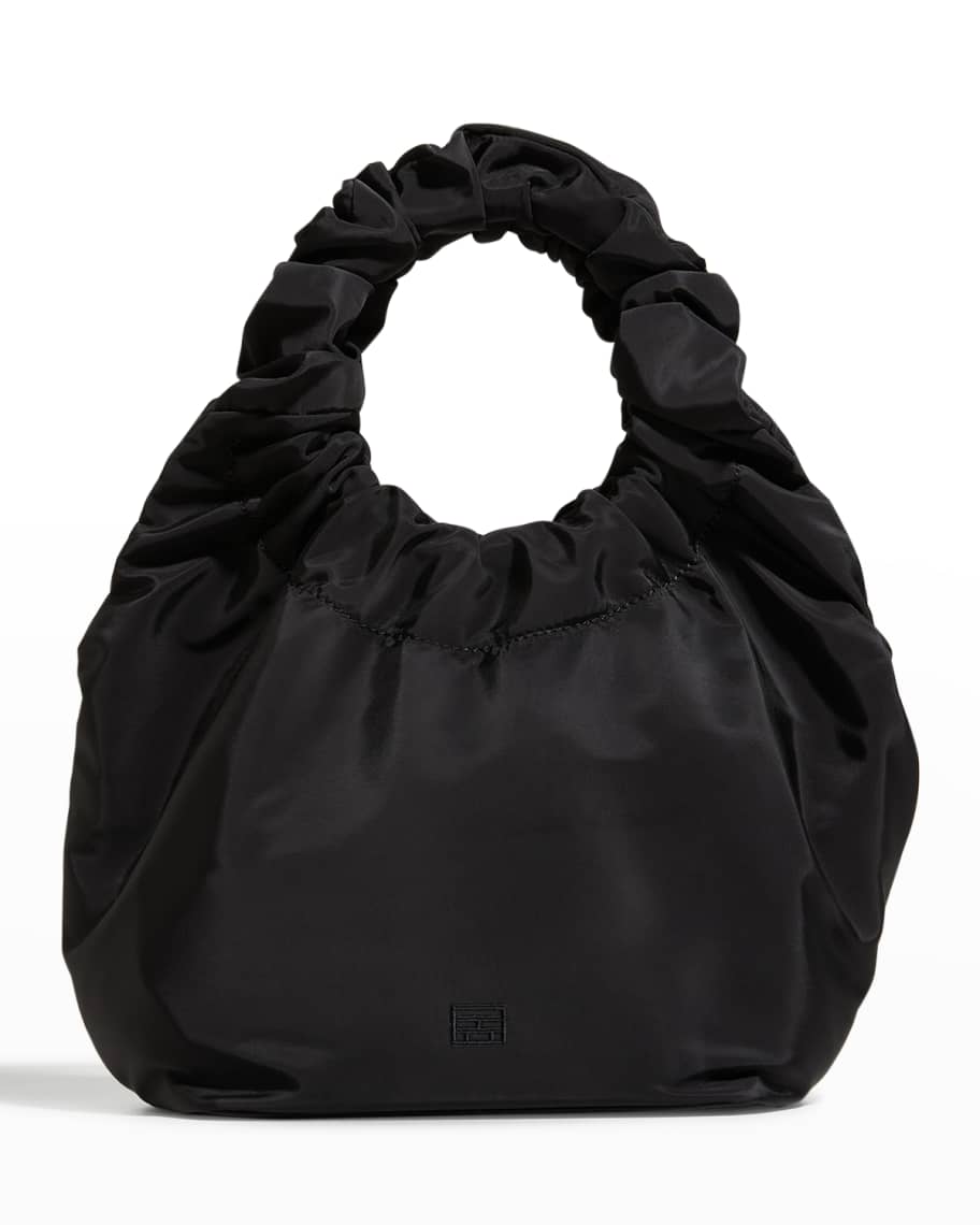 FRAME Le Scrunch Mini Ruched Top-Handle Bag | Neiman Marcus
