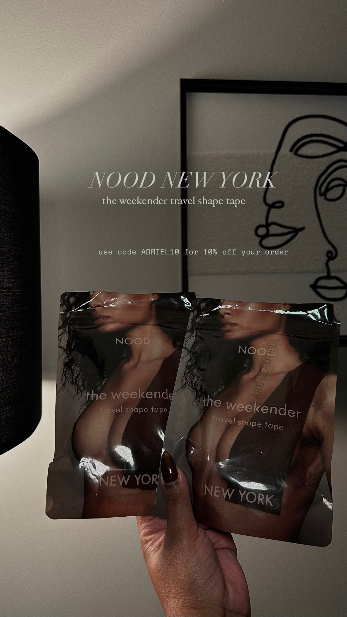 The best boob tape on the market.  Helps lift in ANY outfit. 🖤
Use Code: ADRIEL10 For 10% off your purchase 

#LTKStyleTip #LTKSaleAlert #LTKTravel