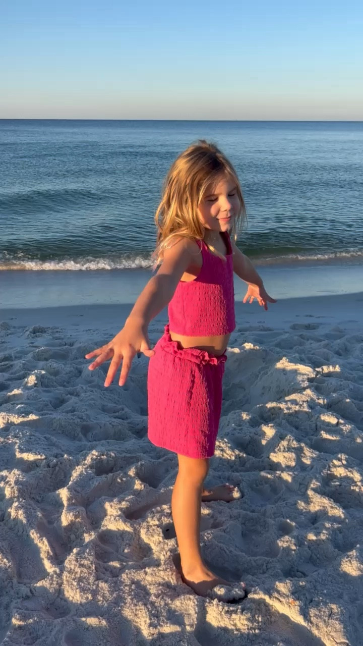 SHENHE Girl's Two Piece Outfits Sleeveless Button Front