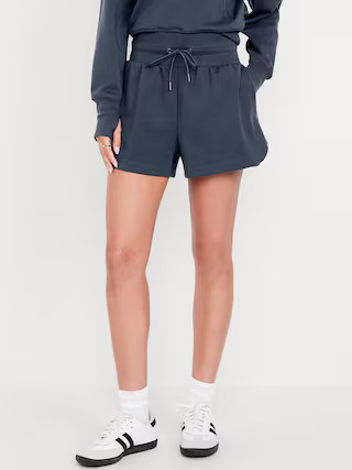 Extra High-Waisted Dynamic Fleece Sweat Shorts | Old Navy (US)