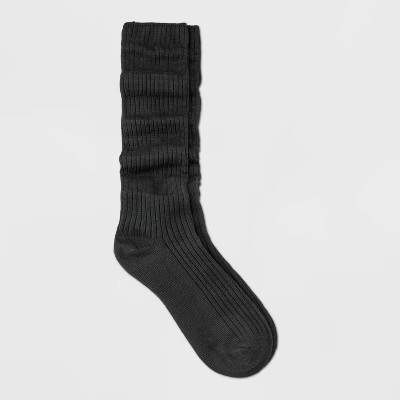 Women's Ribbed Supersoft Slouch Crew Boot Socks - Universal Thread™ 4-10 | Target