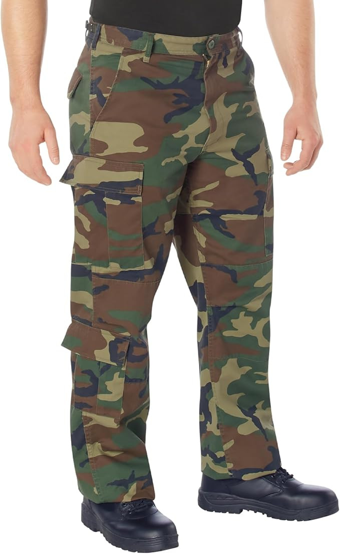 Vintage Paratrooper Cargo Fatigue Trousers - Desert Digital Camo by Rothco | Amazon (US)