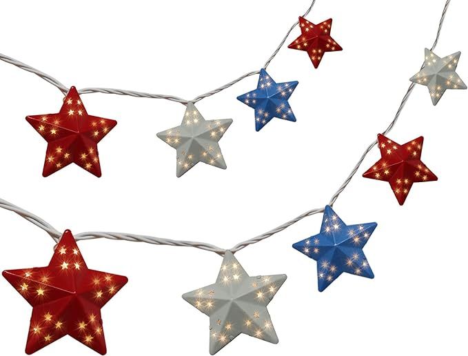 LIDORE Star String Light Plug in Decorative Lighting for Christmas Independence Day Fairy Lights ... | Amazon (US)