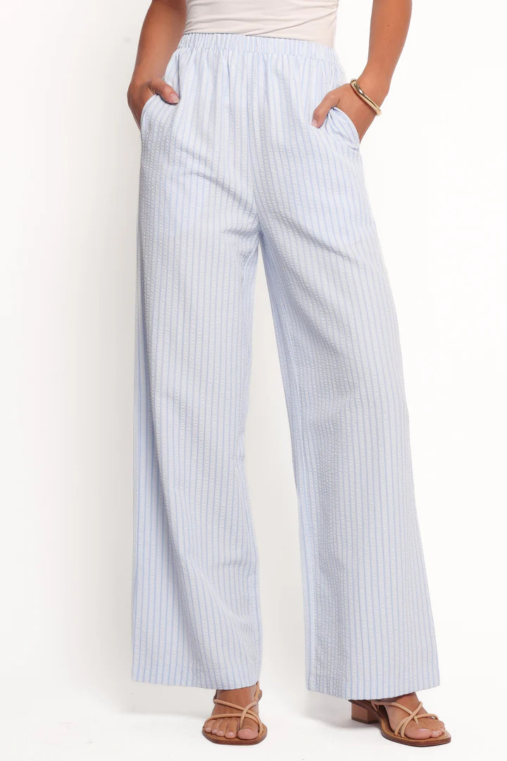 Peyton Striped Pant - Blue | Petal & Pup (US)