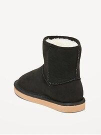 Faux-Suede Sherpa-Lined Boots for Toddler Girls | Old Navy (US)