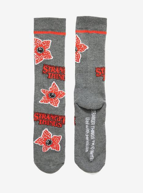 Stranger Things Demogorgon Allover Print Crew Socks - BoxLunch Exclusive | BoxLunch