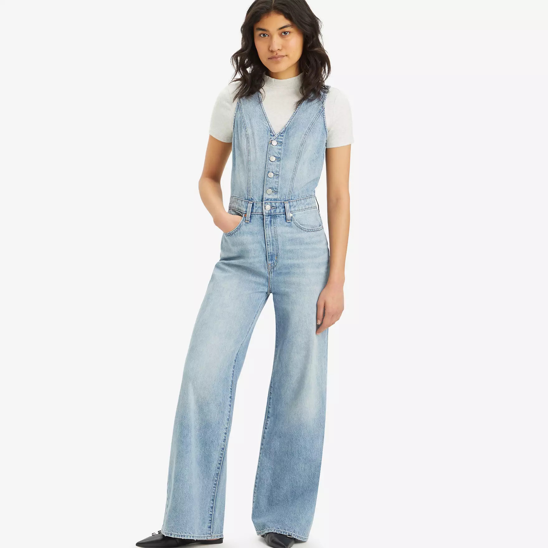 Denim Vest Wide Leg Jumpsuit | Levi's (CA)