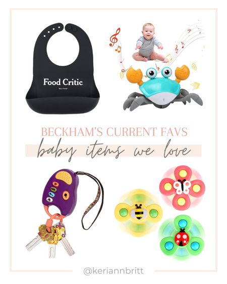 Beck’s Current Favs 

Baby toys / tummy time / tummy time toys / teethers / fidget toys / spinners / baby motor skills / baby bib / BLW/ Bella tunno 

#LTKkids #LTKbaby