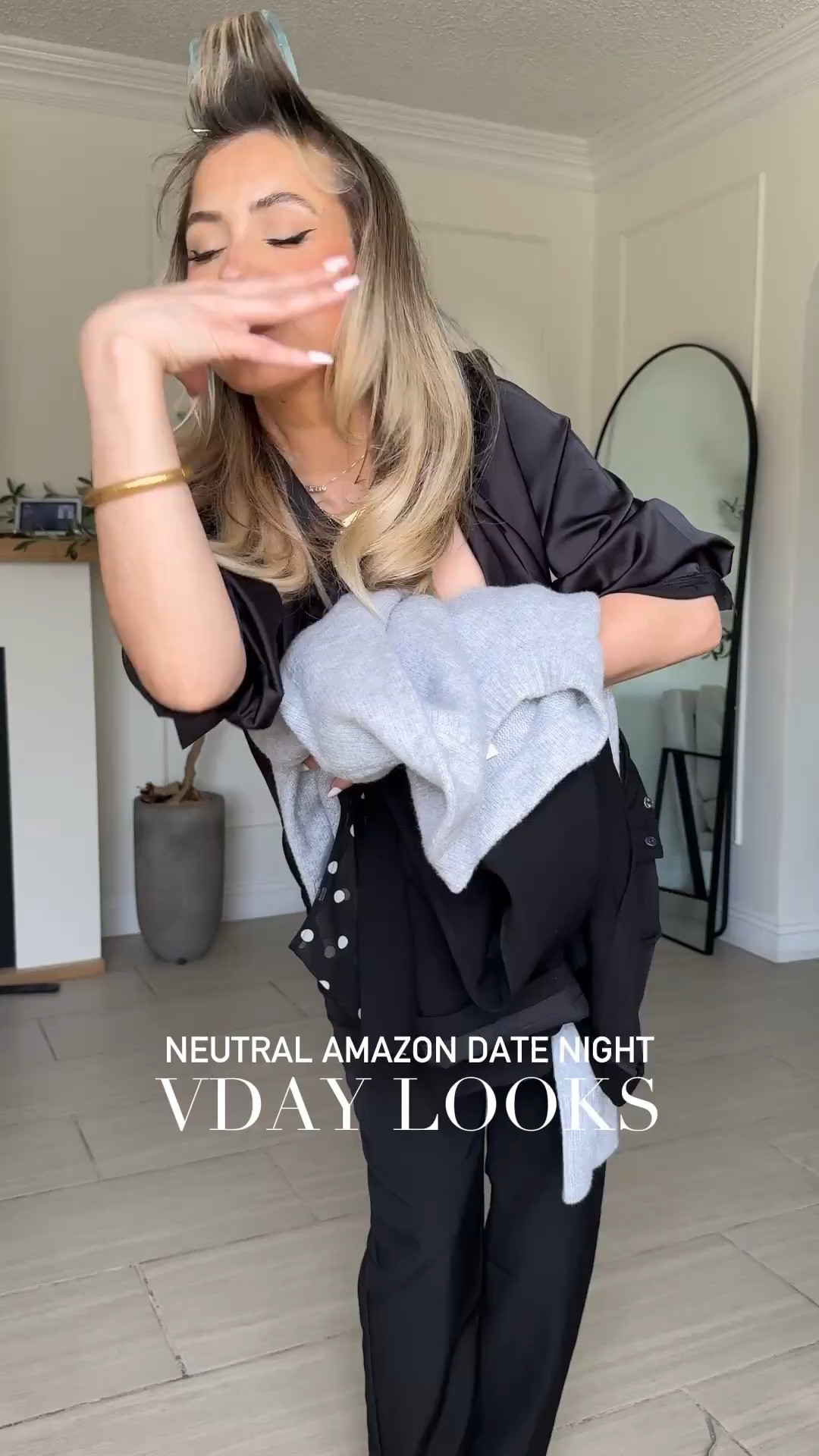 Amazon Valentine's Day neutral outfit ideas 🖤💫

✔️Look 1 (all black): Small in top + pants
✔️Look 2: size 28 in Levi's jeans (size up if you're in between sizes) + small in both the burgundy and black tops! I think the black one won't arrive in time for Valentines but I like very similar options. 
✔️Look 3: I'm wearing a small in bodysuit. If it sells out, I linked several other adorable cute options! I'm wearing a size small and the pencil skirt and small in the high waisted to trousers. 
✔️Look 4: small in the leather bodysuit, maxi skirt and I'm wearing a XS in the men's blazer 

#LTKootd #LTKWorkwear #LTKValentine