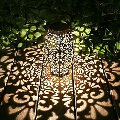 Kaixoxin Solar Lantern Lights for Hanging or Table Outdoor Solar Light for Patio Courtyard Garden... | Amazon (US)