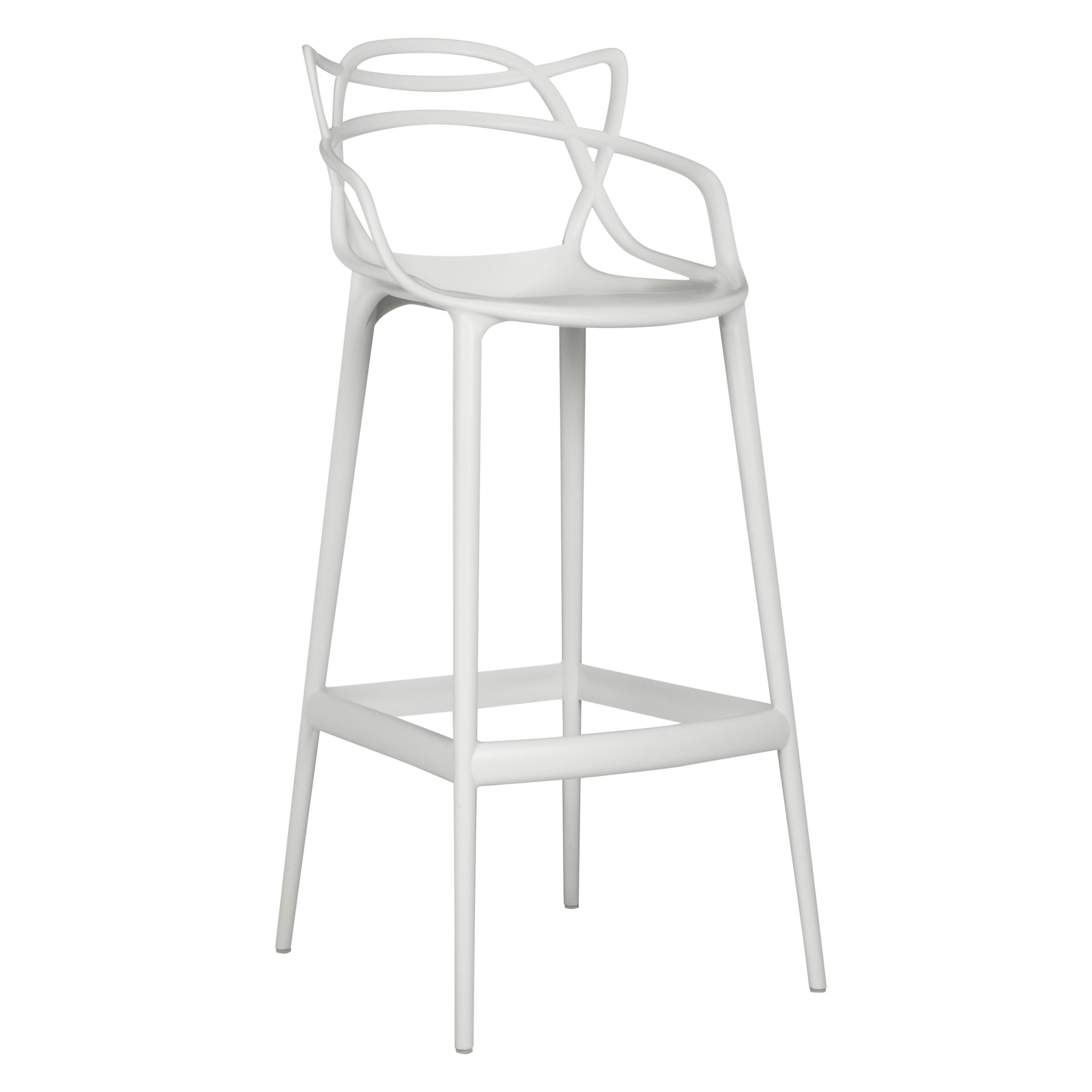 Philippe Starck for Kartell Masters Bar Chair, White | John Lewis (UK)