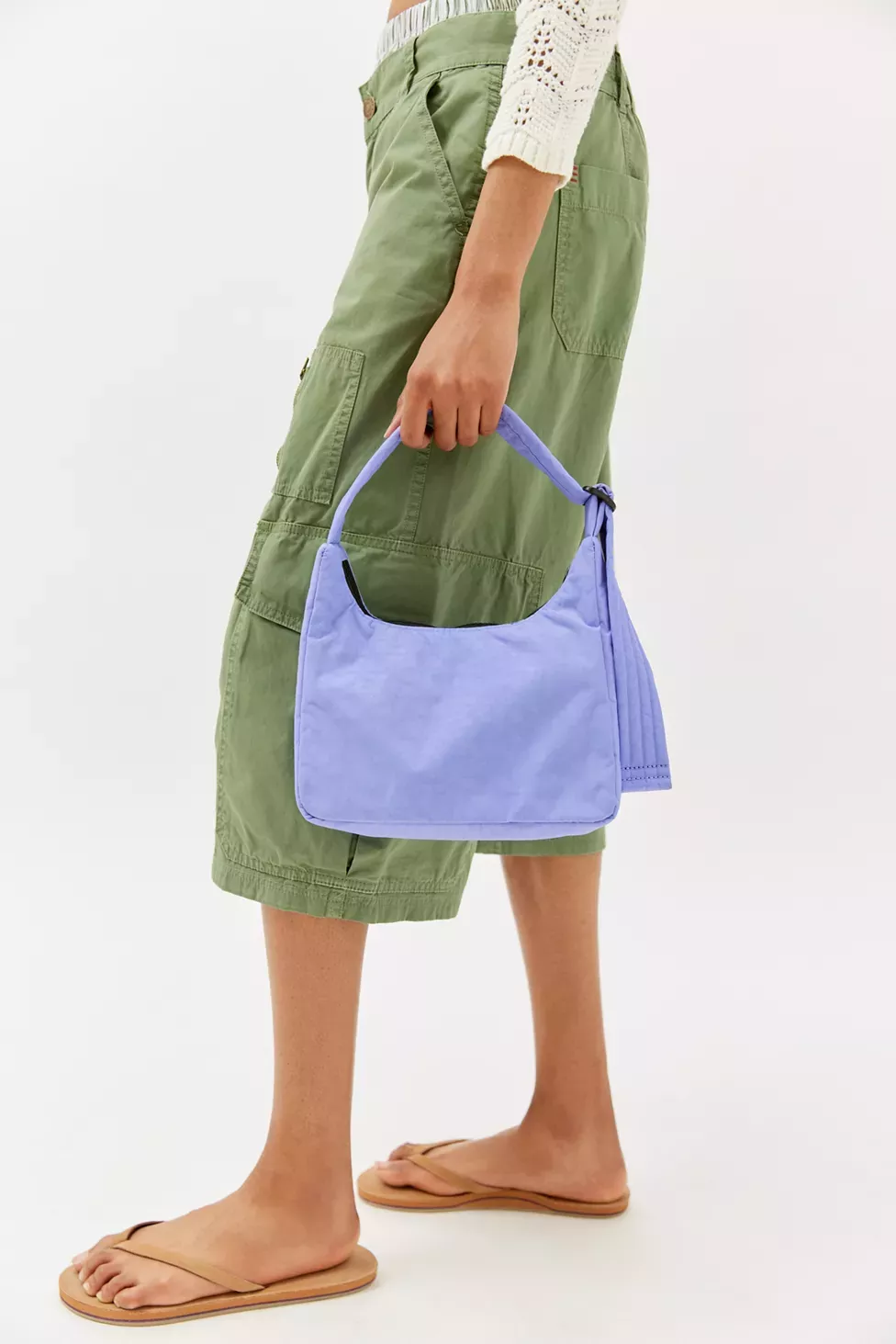 BAGGU Mini Nylon Bag in Green