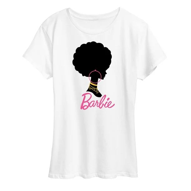 Barbie - Afros & Hoops - Women's Short Sleeve Graphic T-Shirt - Walmart.com | Walmart (US)