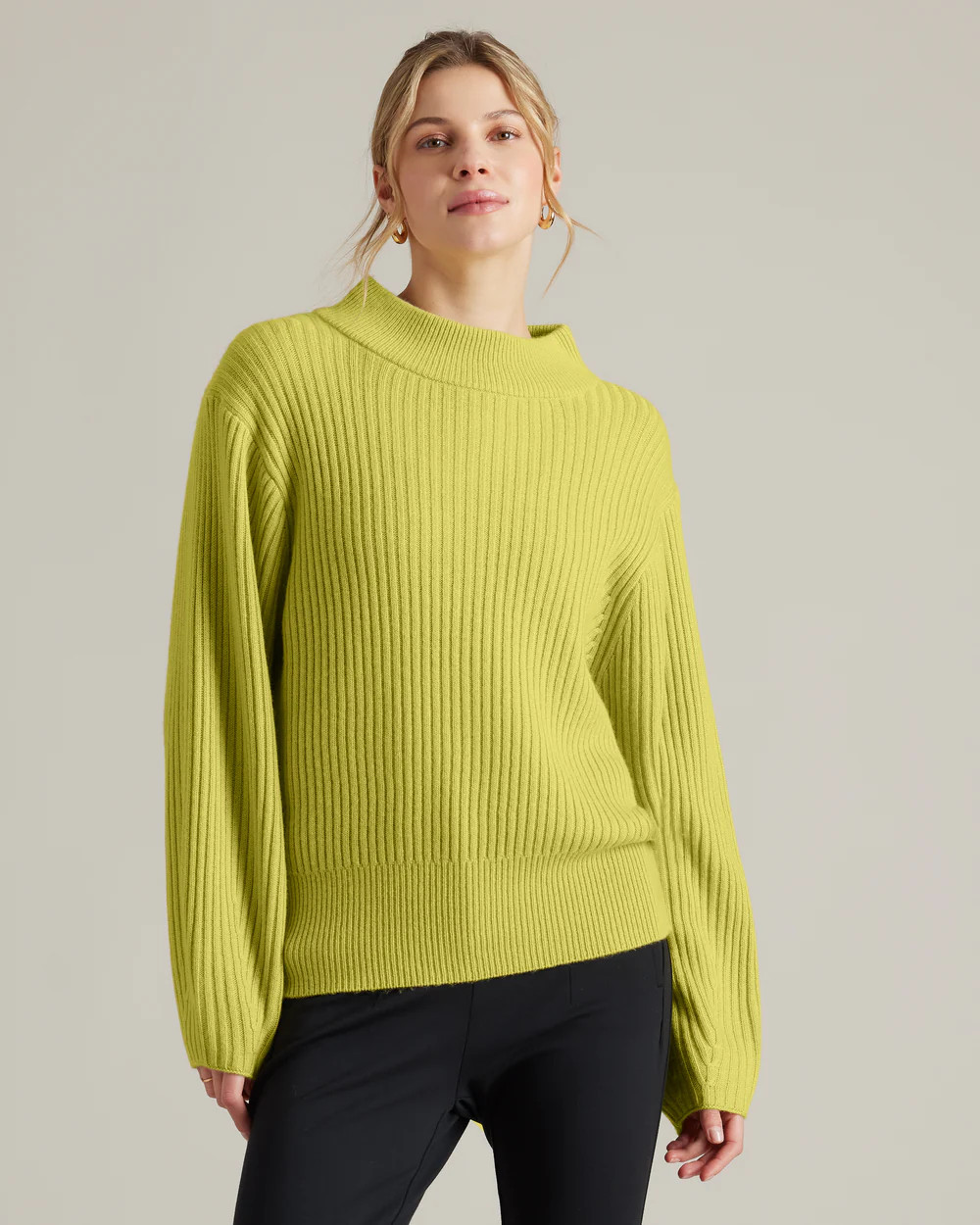 Cashmere Blend Rib Sweater | Rhone