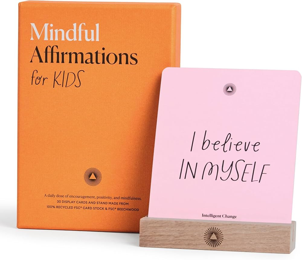 Intelligent Change 30 Positive Mindful Affirmation Cards for Kids with Display Stand - Perfect Gi... | Amazon (US)