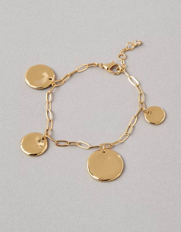 AEO Coin Charm Bracelet | American Eagle Outfitters (US & CA)