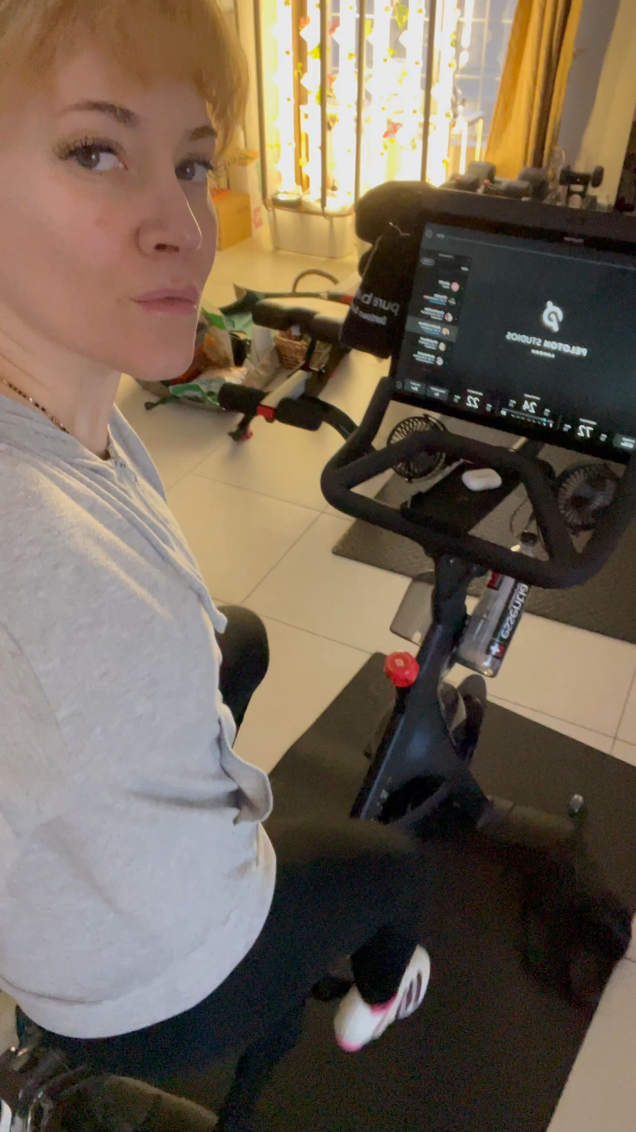 Getting after it on my #indoorcycle ✨🚴🏼‍♀️♥️ 

#LTKsalealert #LTKSeasonal #LTKFind