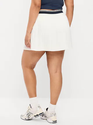 Extra High-Waisted Micro-Pleated Skort | Old Navy (US)