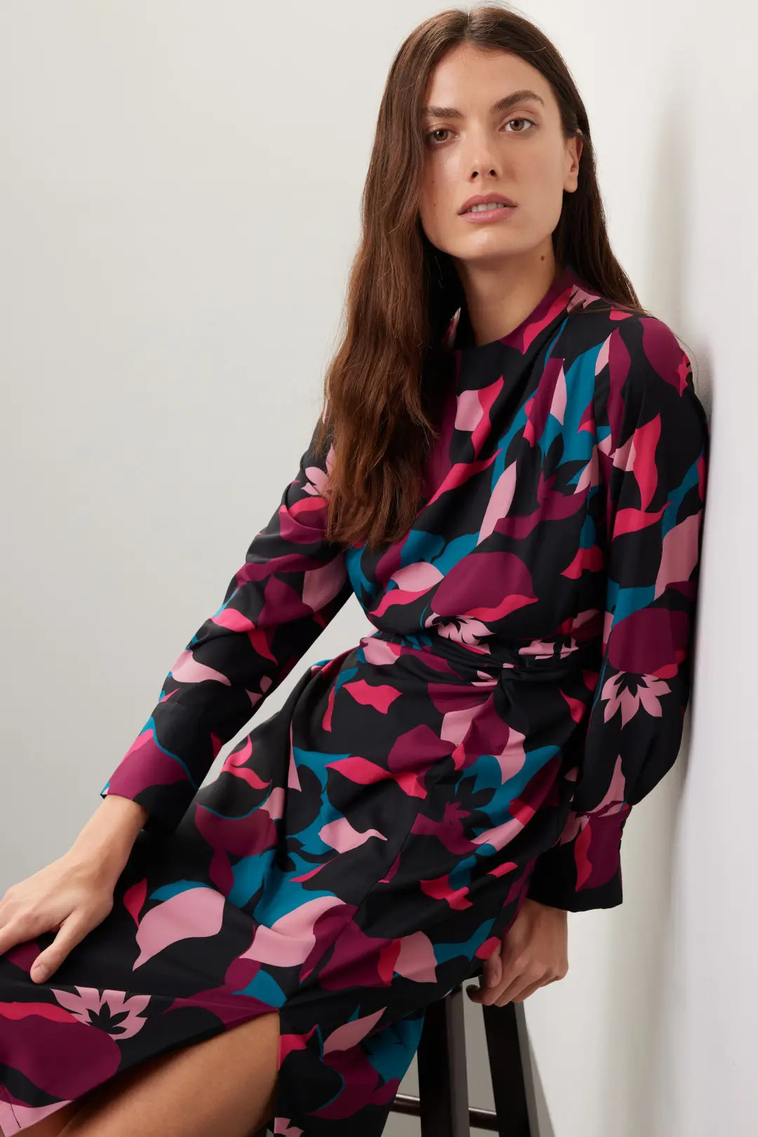 Knot Detail Midi Dress | Rent the Runway