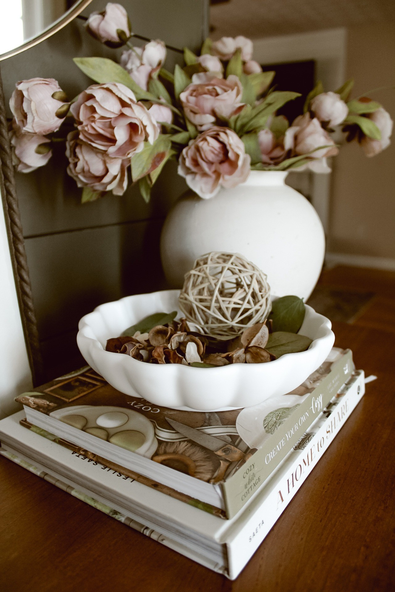 The cutest scalloped bowl!! So many ways to style this in your home and it's so affordable! #walmartfinds #walmarthomedecor 

#LTKSaleAlert #LTKHome #LTKFindsUnder50