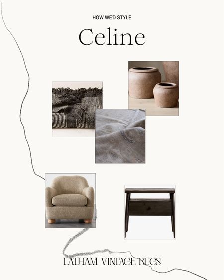 How we’d style Celine.

#LTKhome
