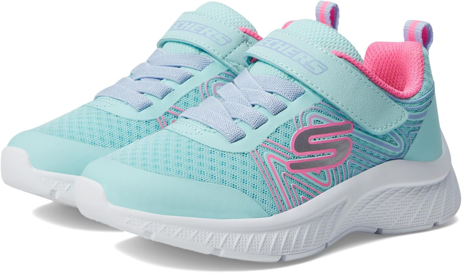 Skechers Kids' Microspec Plus-Swirl Sweet Sneakers | Amazon (US)