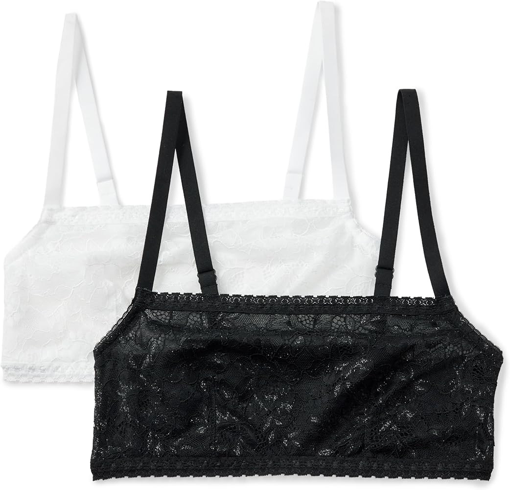 Amazon Essentials Women's Stretch All Over Lace Square Neck Bralette | Amazon (US)