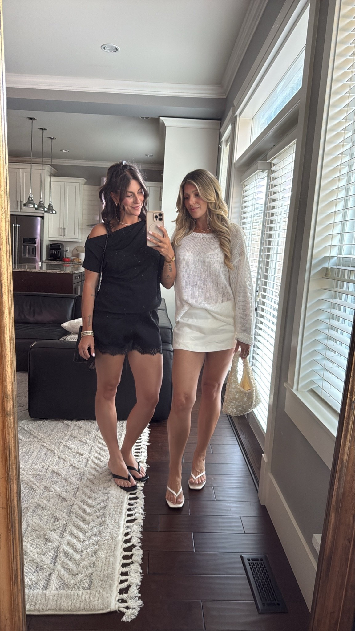Girls night 🖤🤍🖤🤍 
Wearing size small in my top + bottoms
And so is Whitney!

#LTKcanada #LTKsummer #LTKstyletip
