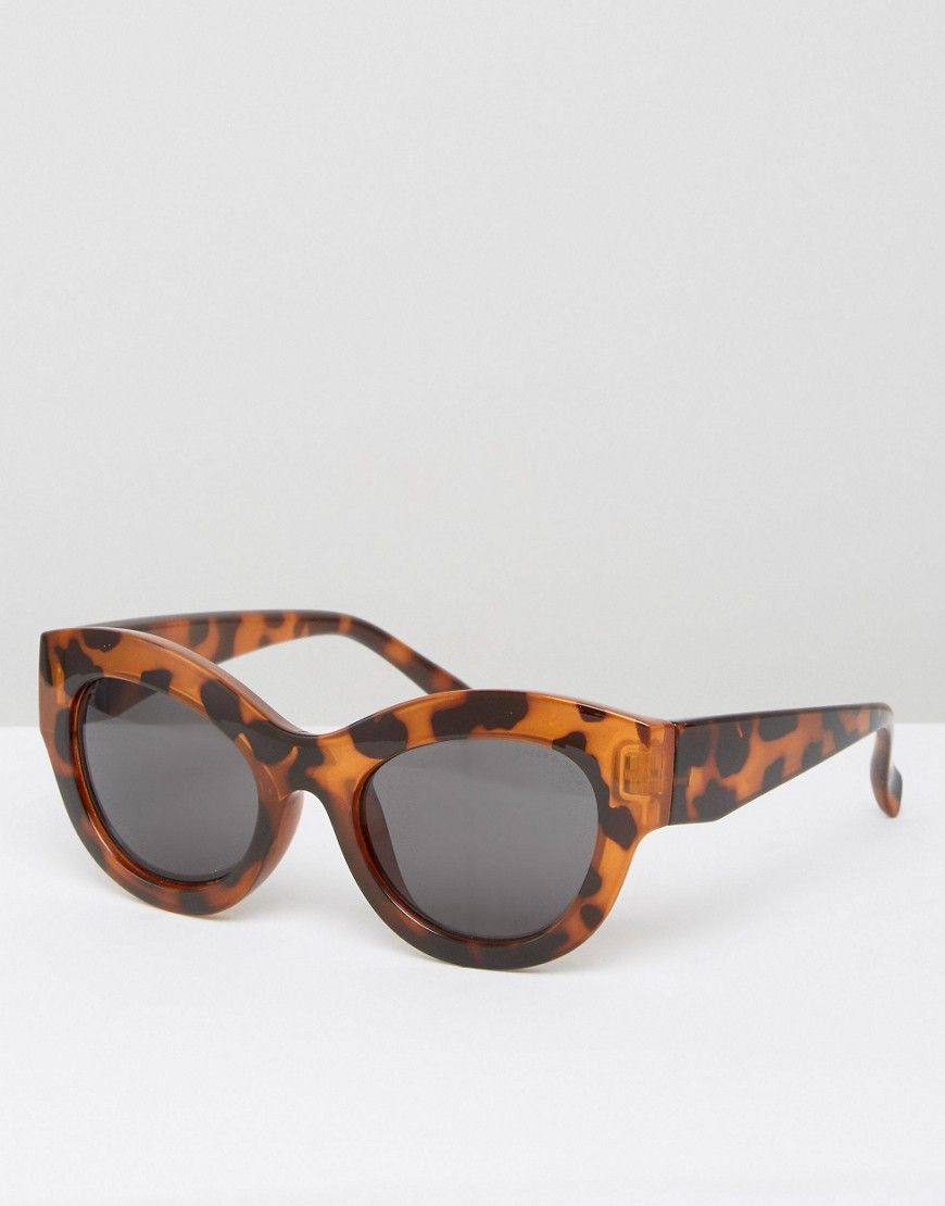 Cheap Monday Cat Eye Sunglasses in Tortoise Print - Brown | ASOS US