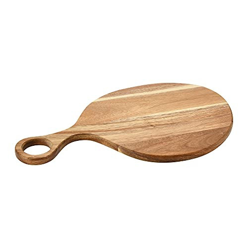 Main + Mesa Round Acacia Wood Cutting Board with Handle | Amazon (US)