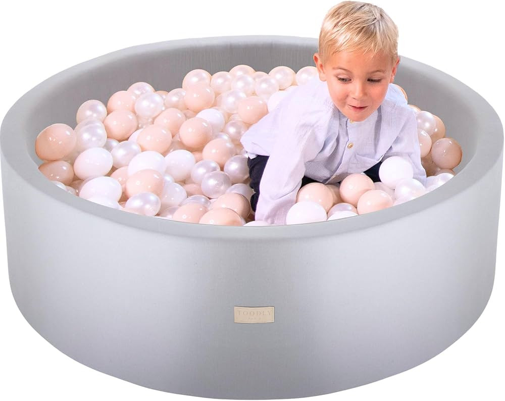 Ball Pit for Toddlers and Babies 35.5 in - Soft Foam Baby Ball Pit - Durable Ball Pit for Babies ... | Amazon (US)