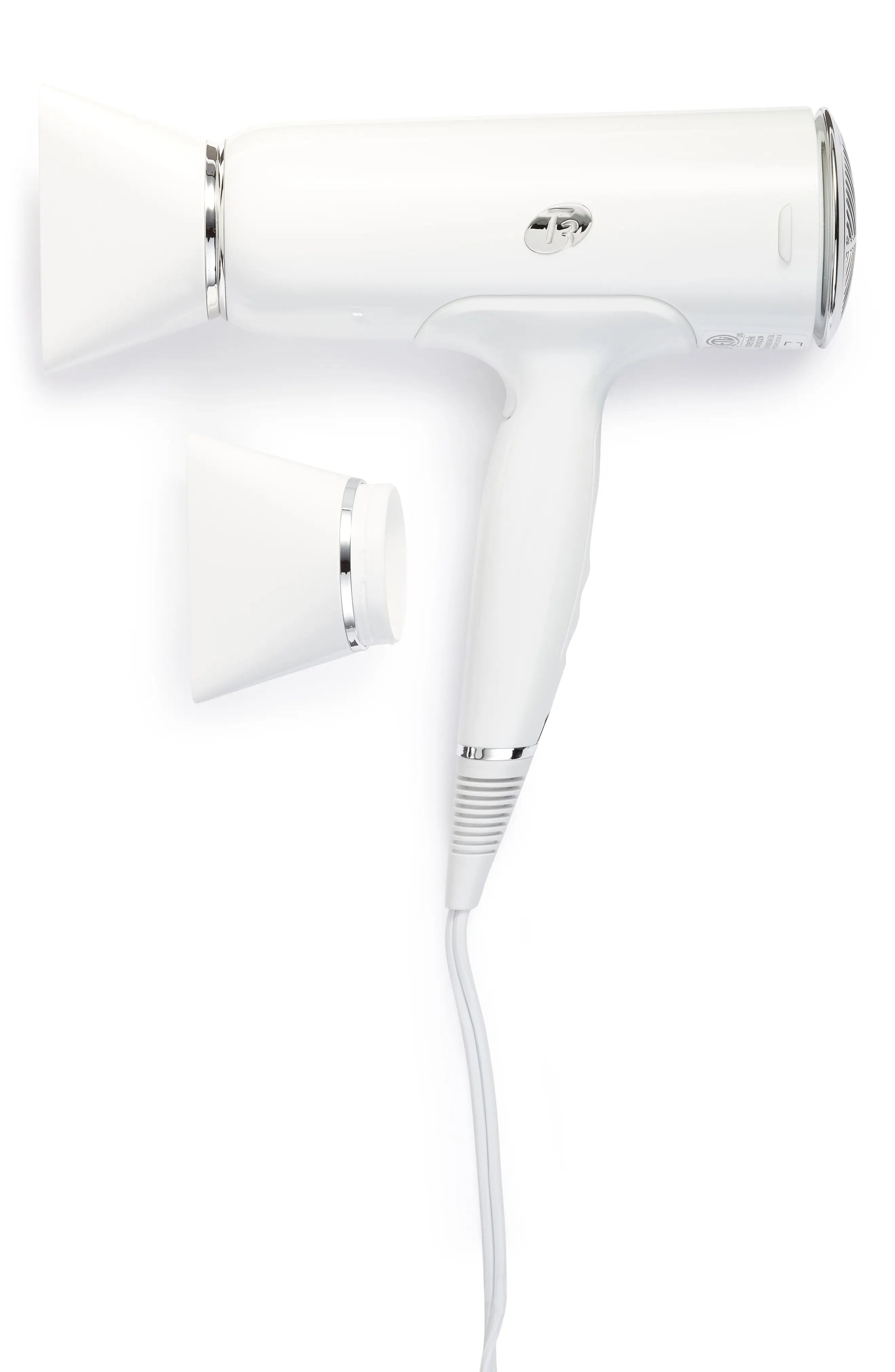 T3 White & Chrome Cura Hair Dryer ($200 Value) | Nordstrom