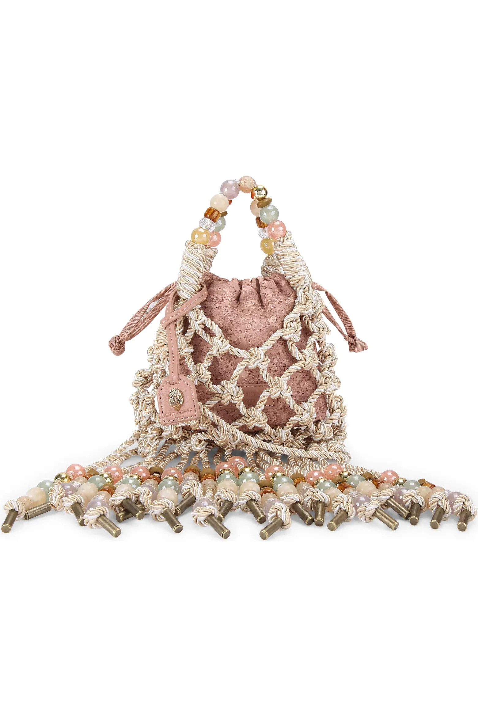Kurt Geiger London Mini Macramé Rope Top Handle Bag (Women) | Nordstrom | Nordstrom