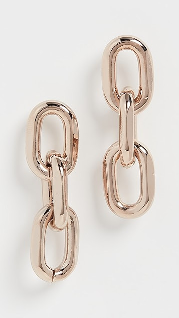 Melia Large Rounded Paper Clip Trip Earrings | Shopbop