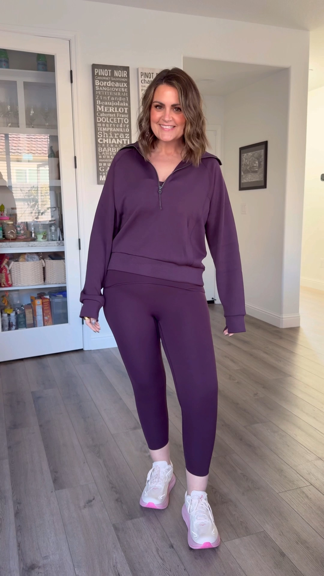 Feeling like a million bucks in this set 🥰✨
@spanx did their big one with this color💜
Cannot recommend this enough 💯 

Leggings, top & half-zip, XL
Barrel (and all Spanx jeans), Large
Long sleeve top, XL
**Use code COURTNEYHXSPANX for new customers to get 15% off & free shipping (excluding sales) #spanxpartner

Athletic set, athletic wear, workout set, matching set, New Year’s resolution, barrel jeans, supportive clothing, midsize, curvy fashion 

#LTKfitnessgoals #LTKMidsize #LTKActive