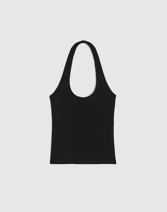 The '90s Halter Top in Compact Cotton | Madewell