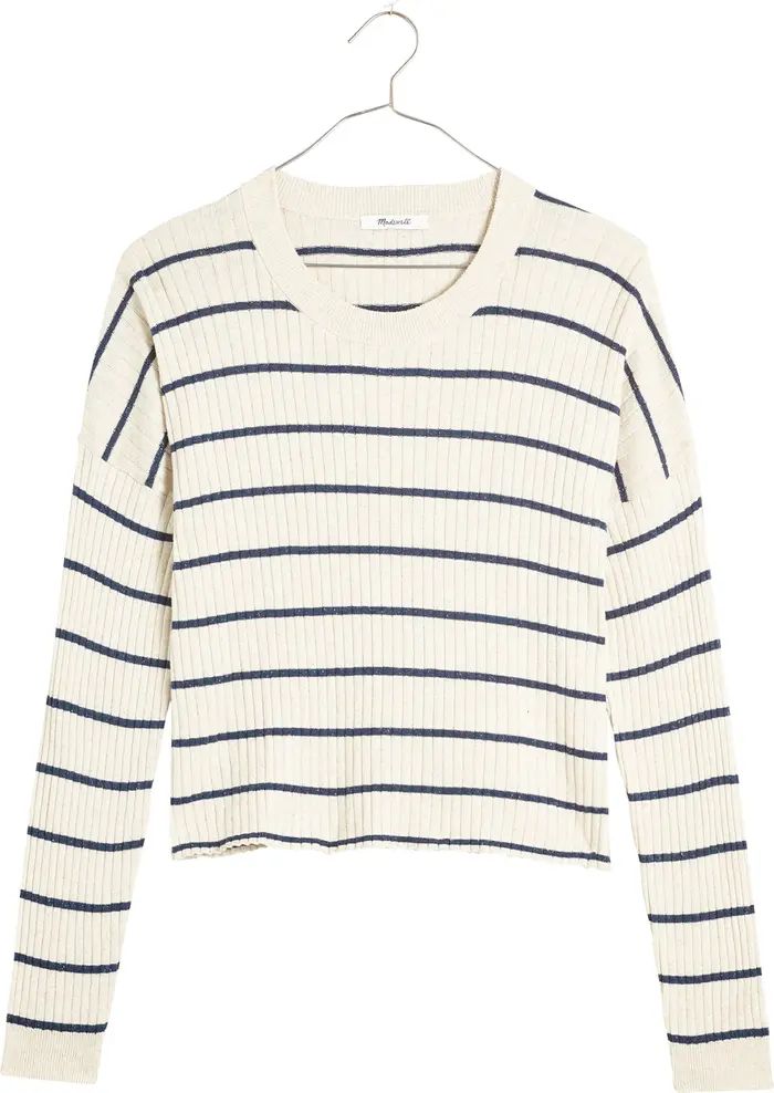 No Strings Attached Stripe Crewneck Sweater | Nordstrom