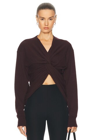 Christopher Esber Ravelled Cashmere Sweater in Brown | FWRD 
