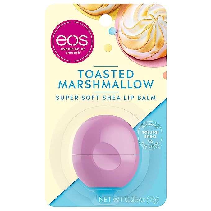 eos Super Soft Shea Lip Balm - Toasted Marshmallow | 24 Hour Hydration | Lip Care to Moisturize D... | Amazon (US)