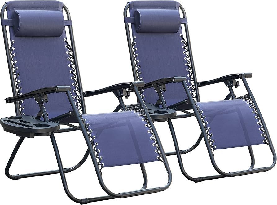 Homall Zero Gravity Chair Patio Folding Lawn Lounge Chairs Outdoor Lounge Gravity Chair Camp Recl... | Amazon (US)