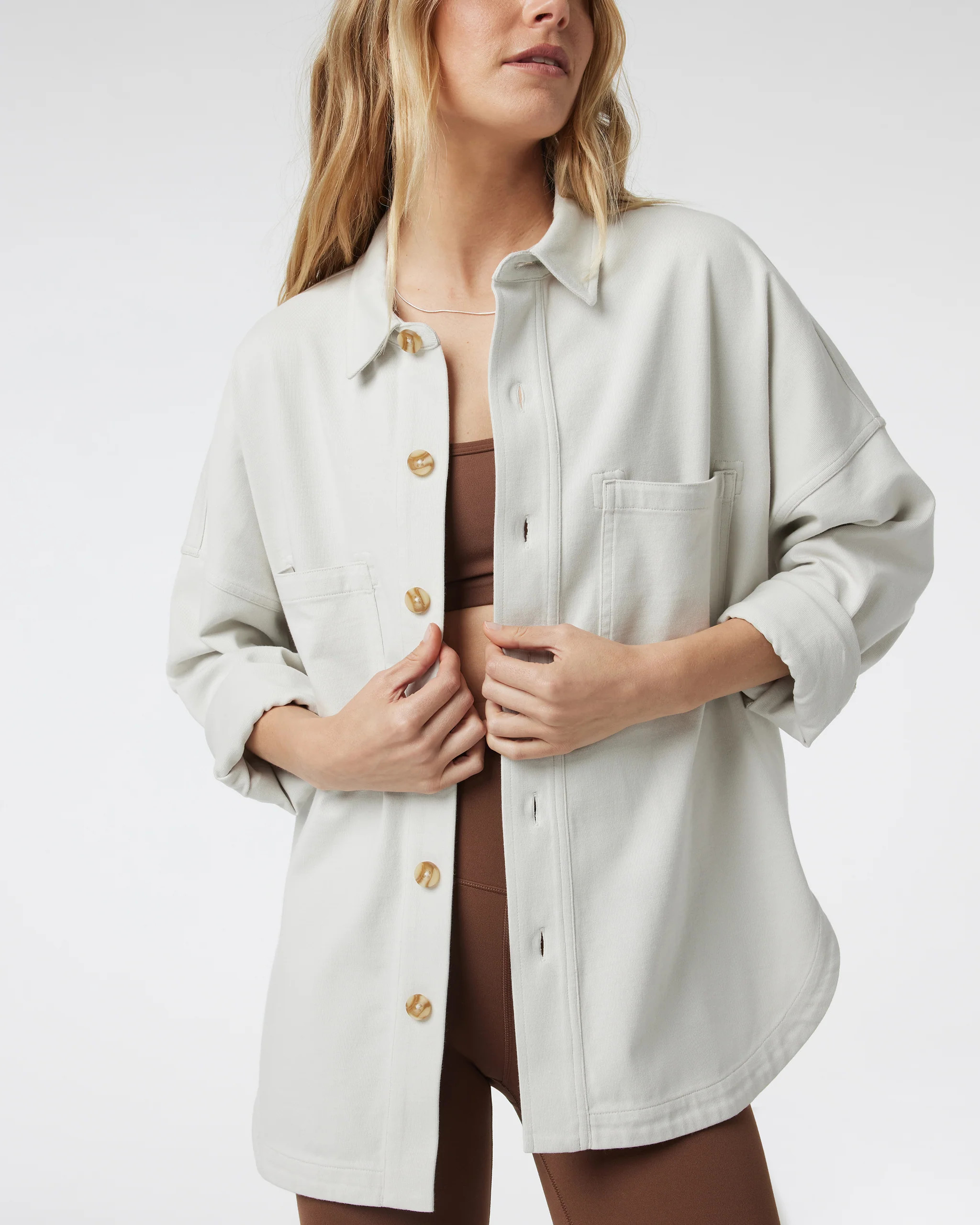 Mackenzie Shirt Jacket | Women's Salt Cotton Shirt | Vuori | Vuori Clothing (US & Canada)