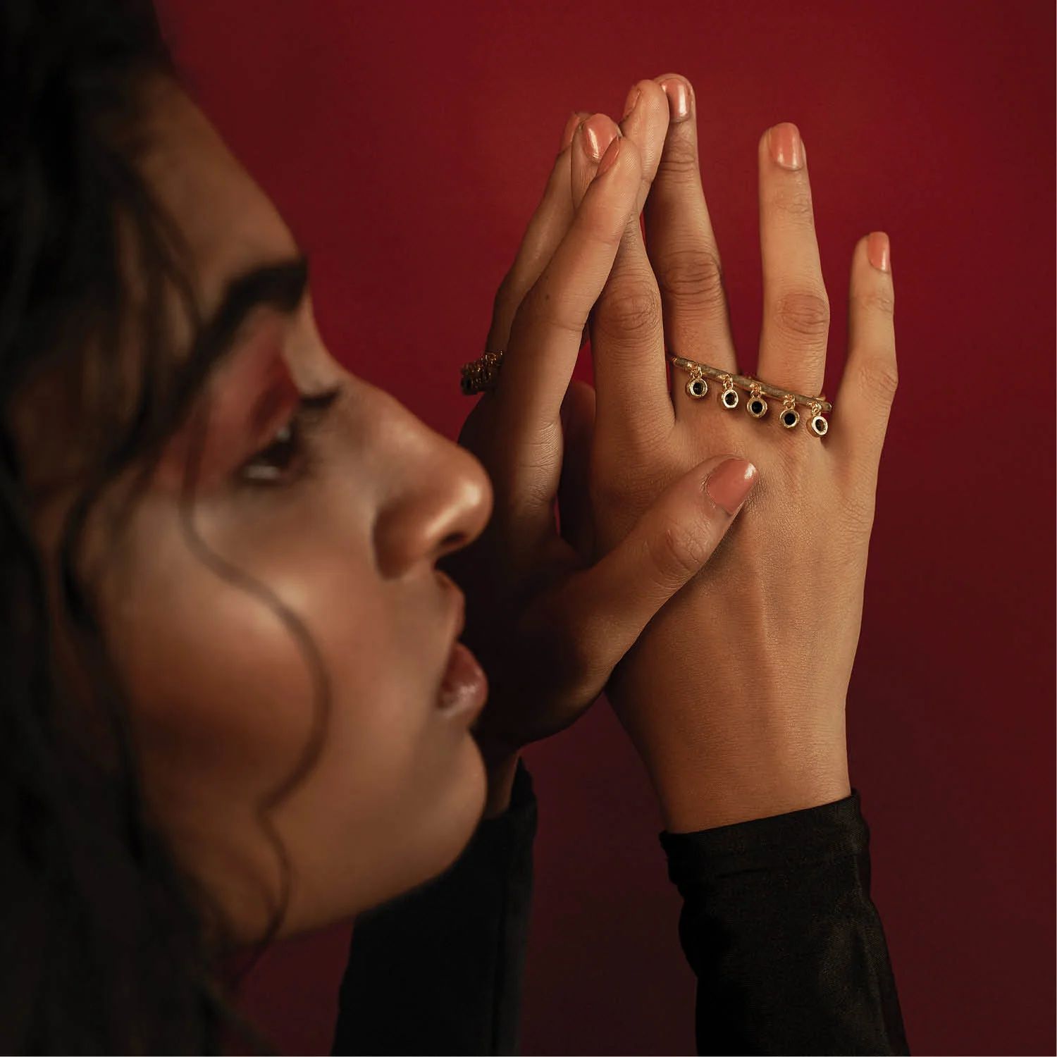 KANDI DOUBLE RING | Dhwani Bansal Jewellery