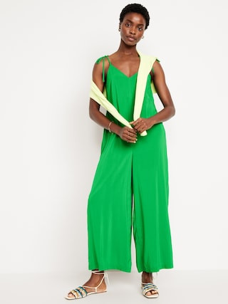 Sleeveless Wide-Leg Jumpsuit | Old Navy (US)