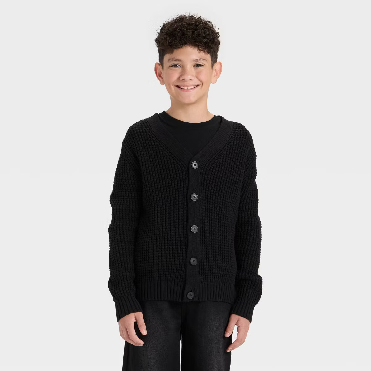 Boys' Long Sleeve Button-Down Cardigan - Cat & Jack™ | Target