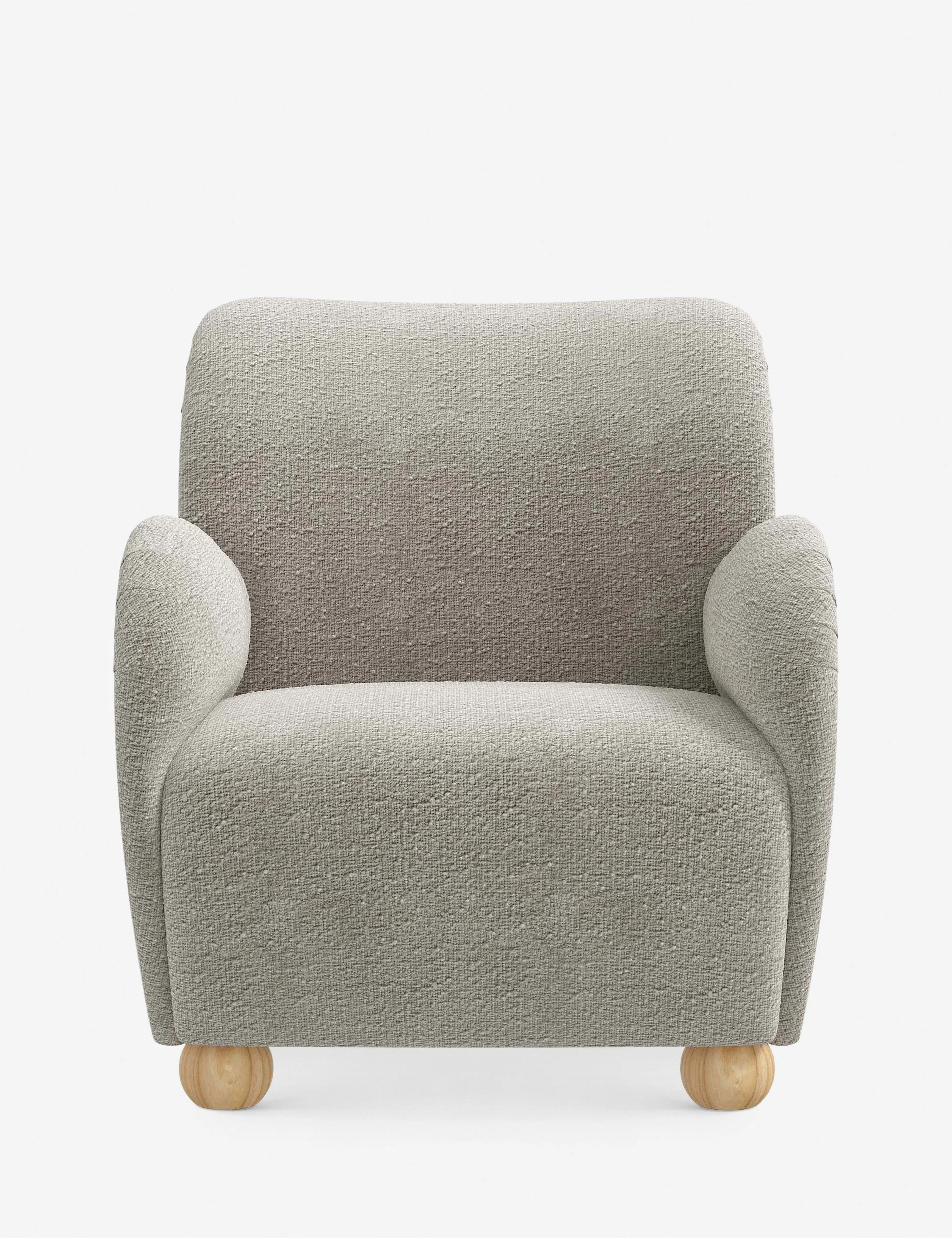 Baird Accent Chair, Moonlight Boucle | Lulu and Georgia 