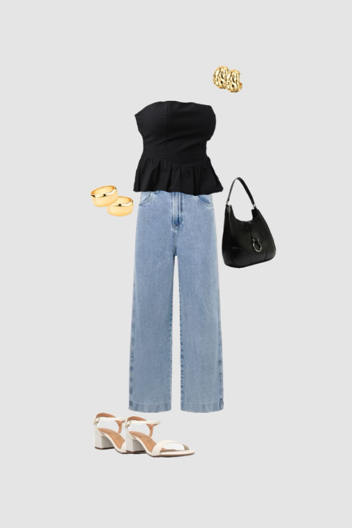Looks mood easy chic com calça jeans e blusa sem alças 

#LTKbrasil #LTKmidsize #LTKstyletip