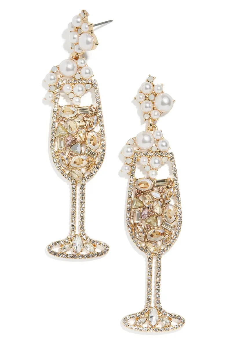 Sip Sip Hooray Champagne Drop Earrings | Nordstrom