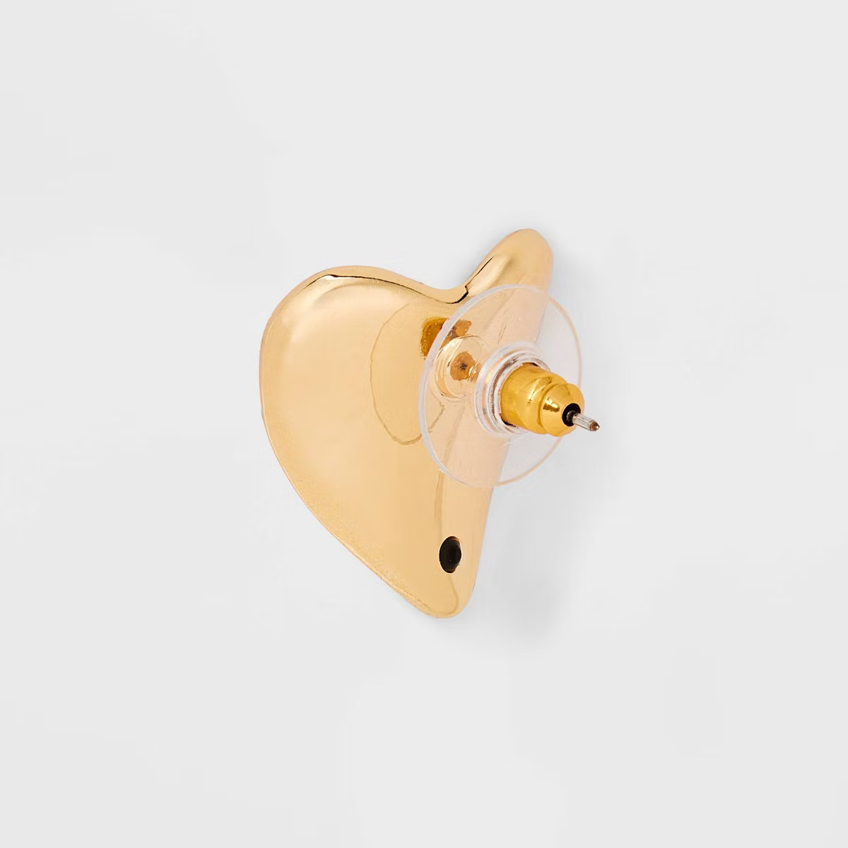 Wavy Heart Earrings - Universal Thread™ Gold: Nickel-Free Recycled Iron, Post Closure, Button S... | Target